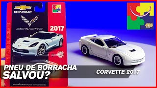 FICOU BOM MINI DA CKS COM PNEU DE BORRACHA  DETALHES E CURIOSIDADES DO CORVETTE 2017 [upl. by Ause955]