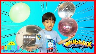 Ryan plays WUBBLEX ANTI GRAVITY BALL Toys Balloons for kids [upl. by Eirrod]