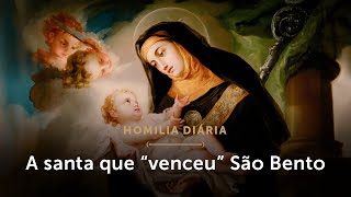 Homilia Diária  A santa que “venceu” São Bento Memória de Santa Escolástica Virgem [upl. by Gwynne]