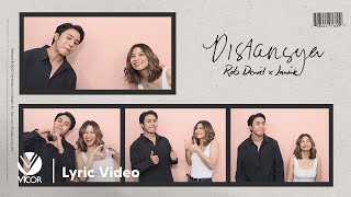 Distansya  Rob Deniel amp Janine Lyric Video  Photobooth Version [upl. by Leodora]