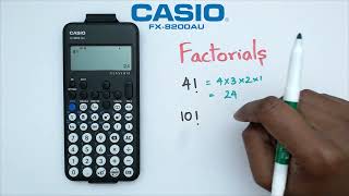 How to Calculate Factorials on a Casio FX8200 AU [upl. by Dorolice858]