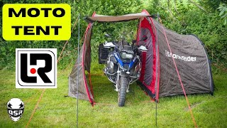 BEST Motorcycle Tent  Lone Rider Moto Tent review  4K [upl. by Javed]