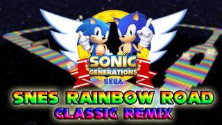 SNES Rainbow Road Classic Sonic Remix [upl. by Wurster]