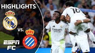 🔥 MBAPPE SCORES 🔥 Real Madrid vs Espanyol  LALIGA Highlights  ESPN FC [upl. by Lezah]