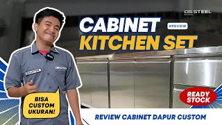 Cabinet Drawer Stainless Steel  Review Produk Custom DS STEEL [upl. by Nirrac]