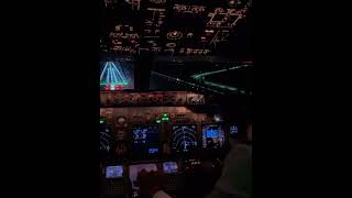 Captivating Cockpit Landing Pilot‘s View on Final Approach landing cockpitview a380 amsterdam [upl. by Suiravad882]