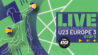 RELIVE  FIBA 3x3 U23 Nations League 2024  Europe 3  Stop 5 [upl. by Skcirdnek674]