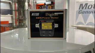 Nissei RS50 VHF dan UHF SWR power meter digital [upl. by Musette]