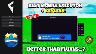 NEW ROBLOX KEYLESS MOBILE EXECUTOR V631  Fluxus Script  BEST Free Roblox Executor [upl. by Irvin201]