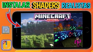 como INSTALAR SHADERS en MINECRAFT PE 121 minecraft PATCHED para Android SHADERS [upl. by Eevets]