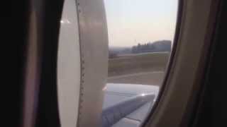 Fokker 100 take off  Seat 20A  What a noisy thrill [upl. by Anoval]