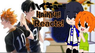 Kageyama past team react to him and hinata [upl. by Rolph]