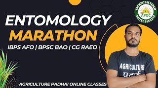 Entomology marathon Class  IBPS AFO  BPSC BAO  DSSSB SO  CG RAEO  By Chetan Sir [upl. by Harwill]