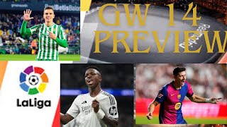 LaLiga GW14 Predictions 🔥 Can Real Madrid Chase Barcelona Valencia in Crisis [upl. by Lugo162]