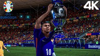 EAFC 24  Portugal vs France l UEFA EURO 2024 Gameplay 4K [upl. by Uno]