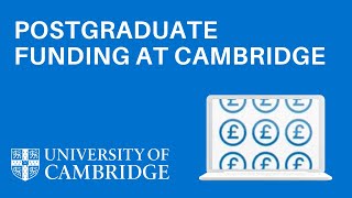 Postgraduate funding at Cambridge  GoingToCambridge [upl. by Conrado247]