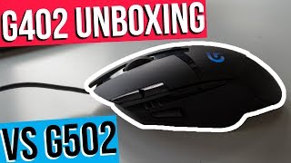 Logitech G402 Unboxing  G402 vs G502 comparison  Harrison Broadbent [upl. by Drawd]