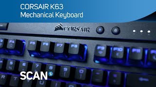 CORSAIR K63 wireless mechanical gaming Keyboard Overview [upl. by Ohploda]