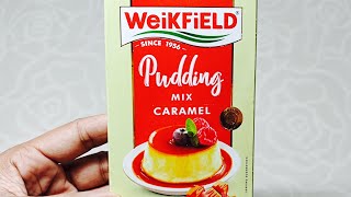 Weikfield pudding mix caramel  caramel pudding mix powder  Weikfield caramel pudding  Weikfield [upl. by Qirat]