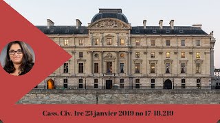 ⚖️Cass Civ 1re 23 janvier 2019 n 1718219  PRÊT  PRESCRIPTION CIVILE [upl. by Katy]