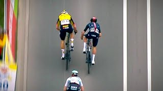 The CLOSEST Finish in Cycling HISTORY  Amstel Gold Race 2021 [upl. by Akkim]