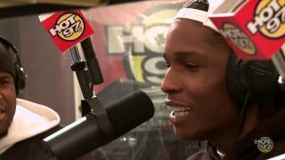 ASAP Rocky Freestyle on Funkmaster Flex [upl. by Neladgam388]