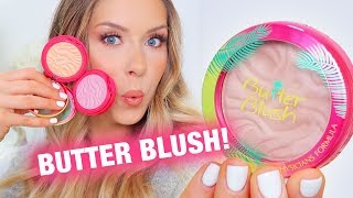 Physicians Formula BUTTER BLUSH Demo  Swatches [upl. by Eadnus]