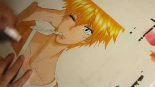 Drawing Usui Takumi from Kaichou wa Maidsama [upl. by Ailil]