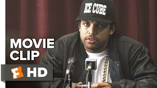 Straight Outta Compton Movie CLIP  Press Conference 2015  Jason Mitchell Corey Hawkins Movie HD [upl. by Dillie]