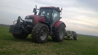 Steine sammeln im Tagebau mit Case Maxxum 140 und Schulte RS Jumbo 320 [upl. by Ivonne370]