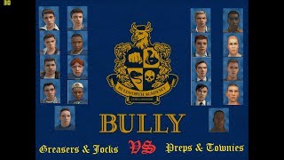 Bully SE Greasers amp Jocks vs Preps amp Townies Mixed Team  Band Wars Full HD [upl. by Lester803]