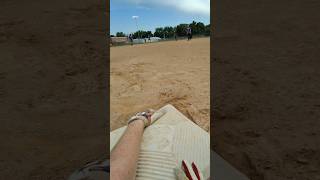 Sliding outside to take extra bases  Mens Softball Baserunning POV softball baseball pov [upl. by Jephum]