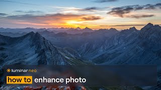 How to enhance photo  Luminar Neo [upl. by Kowatch424]