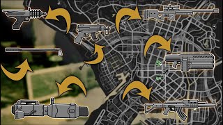 GTA 5  All Secret and Rare Weapon Locations Alien Gun UpnAtomizer amp more [upl. by Cuthbert]