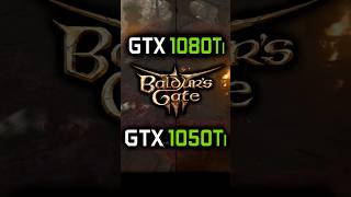 GTX 1050 Ti vs GTX 1080 Ti in Baldurs Gate 3  1080p [upl. by Llehsam142]