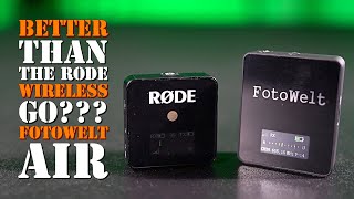 Better Than The Rode Wireless Go  FotoWelt Air Professional Wireless Microphone System [upl. by Bonar448]