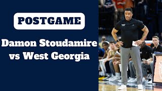 Georgia Techs Damon Stoudamire talks opening win over West Georgia [upl. by Laidlaw]