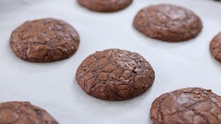 Fudgy Brownie Cookies Recipe [upl. by Kyred]