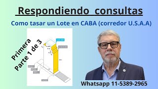 Como tasar un lote en la Ciudad de Buenos Aires tipología USAA primero de 3 videos [upl. by Esereht]