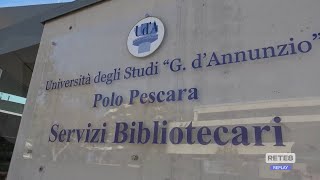 Pescara  L’Ud’A inaugura una nuova sala lettura [upl. by Sabella930]