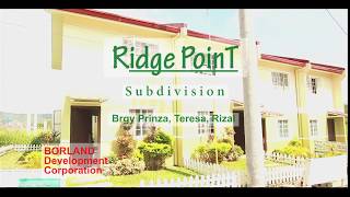 Ridgepoint Townhouse Subdivision  Teresa Rizal [upl. by Atiuqad]