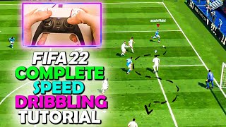 HOW TO DRIBBLE WHEN SPRINTING IN FIFA 22  FIFA 22 LEFT STICK DRIBBLING TUTORIAL [upl. by Avon]