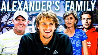 Alexander Zverev Family Mom Irina Zverev Dad Alexander Zverev Sr amp Brother Mischa Zverev [upl. by Karb]