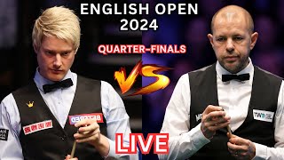 Snooker Live 🛑 Neil Robertson vs Barry Hawkins Quarterfinals Full Match  English Open Snooker 2024 [upl. by Selby]