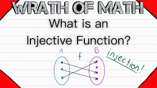 Injective Functions and a Proof  Injections One to One Functions Injective Proofs [upl. by Abernathy]