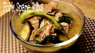 PORK SPARE RIBS NILAGA  SINIGANG BABOY NA BUTO BUTO  PORK SPARE RIBS SINIGANG PANLASANG PINOY [upl. by Davidson318]