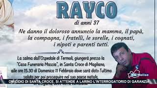 Omicidio di Santa Croce si attende a Larino linterrogatorio di garanzia [upl. by Ahsit]