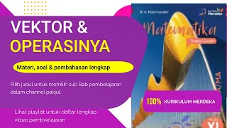 Operasi Dasar Dua Vektor MATEMATIKA TINGKAT LANJUT KELAS 11 [upl. by Teyugn]