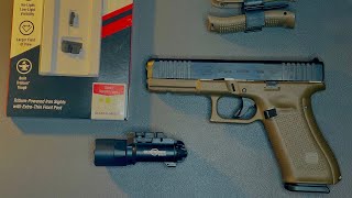 Lipsey’s Exclusive Glock 17 MOS FDE Factory Frame [upl. by Pihc109]