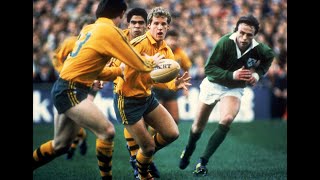 Wallabies v Ireland 1984 highlights [upl. by Gerrilee]